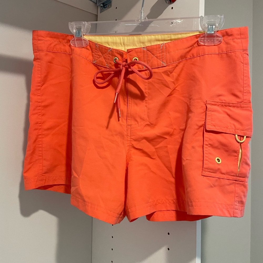 Fashion Bug Orange Surf Board Shorts Quick-Dry Casual Beach Wear